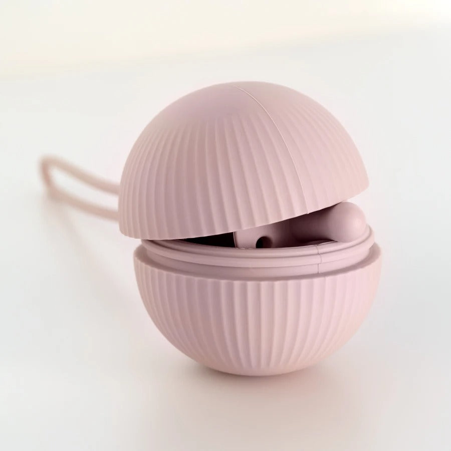 Attache tetine silicone lilas