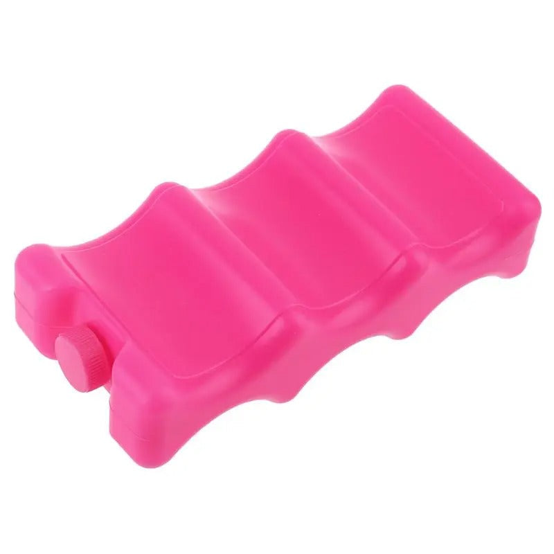 Bloc de glace rose pour sac isotherme bebe.