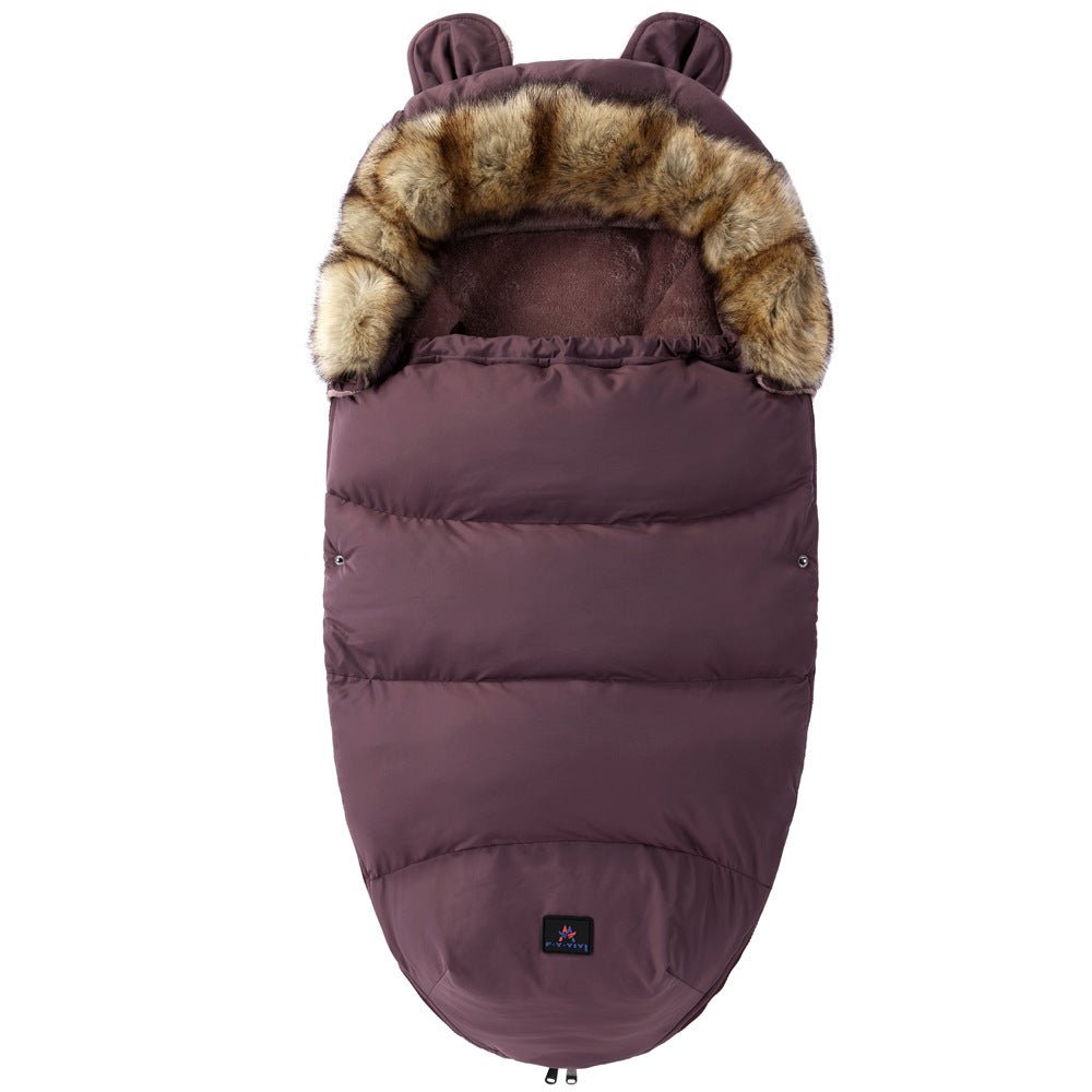 Chancelière Bébé | Grand Froid Prune™ - Mon Petit Précieux
