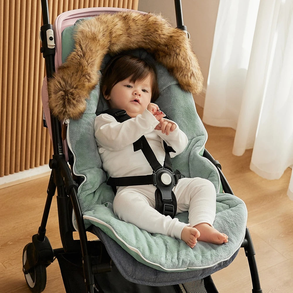Chancelière pour poussette transformable en matelas poussette
