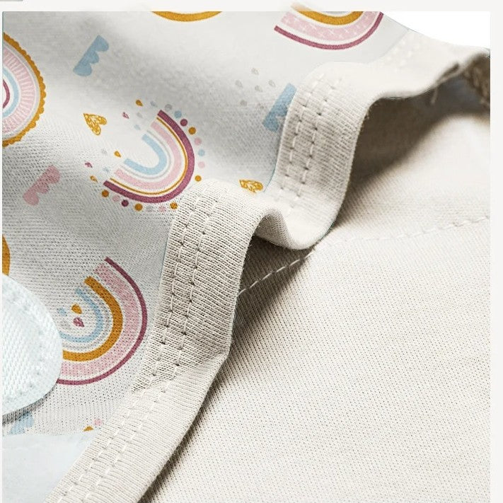 Zoom sur tissu couverture emmaillotage