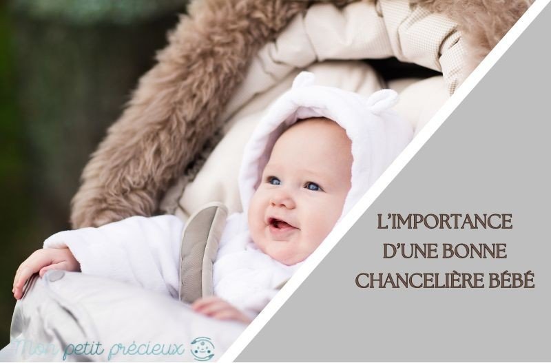 Bébé bien au chaud dans sa magnifique chanceliere bebe.