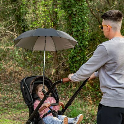 Ombrelle pour poussette | Universelle Ajustable