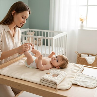 Tapis à langer nomade | Compact et Hygiénique