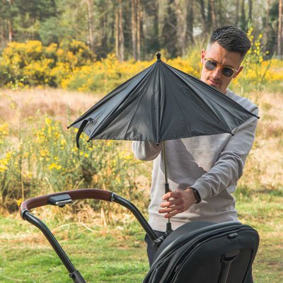 Ombrelle pour poussette | Universelle Ajustable