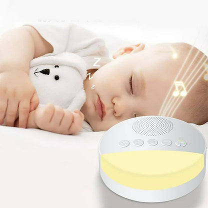 Bébé endormi grâce au son de veilleuse bruit blanc