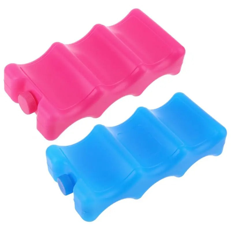 Bloc de glace réutilisable pour biberons.