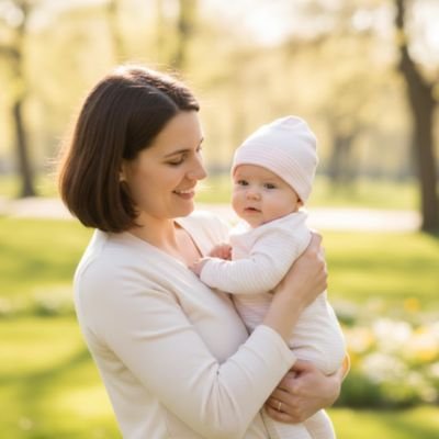 Bonnet bébé fille rose en coton doux.