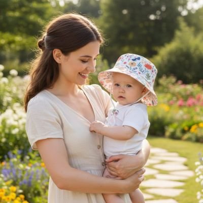 Chapeau bebe indispensable pour protéger bébé du soleil.