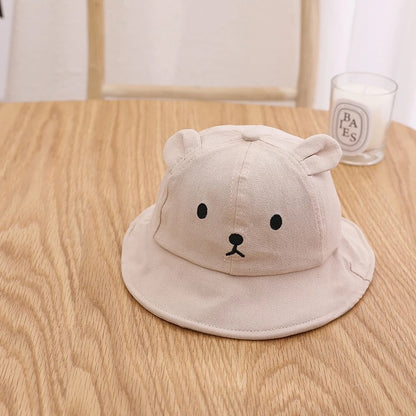 Chapeau bébé ourson couleur beige