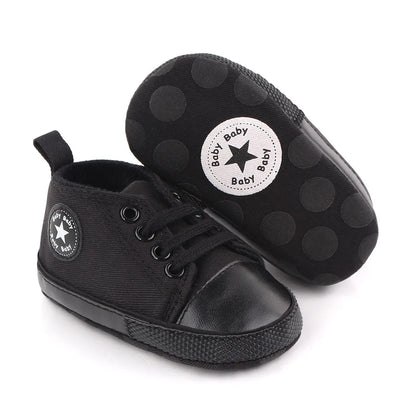 Chaussure bebe mode en toile noire