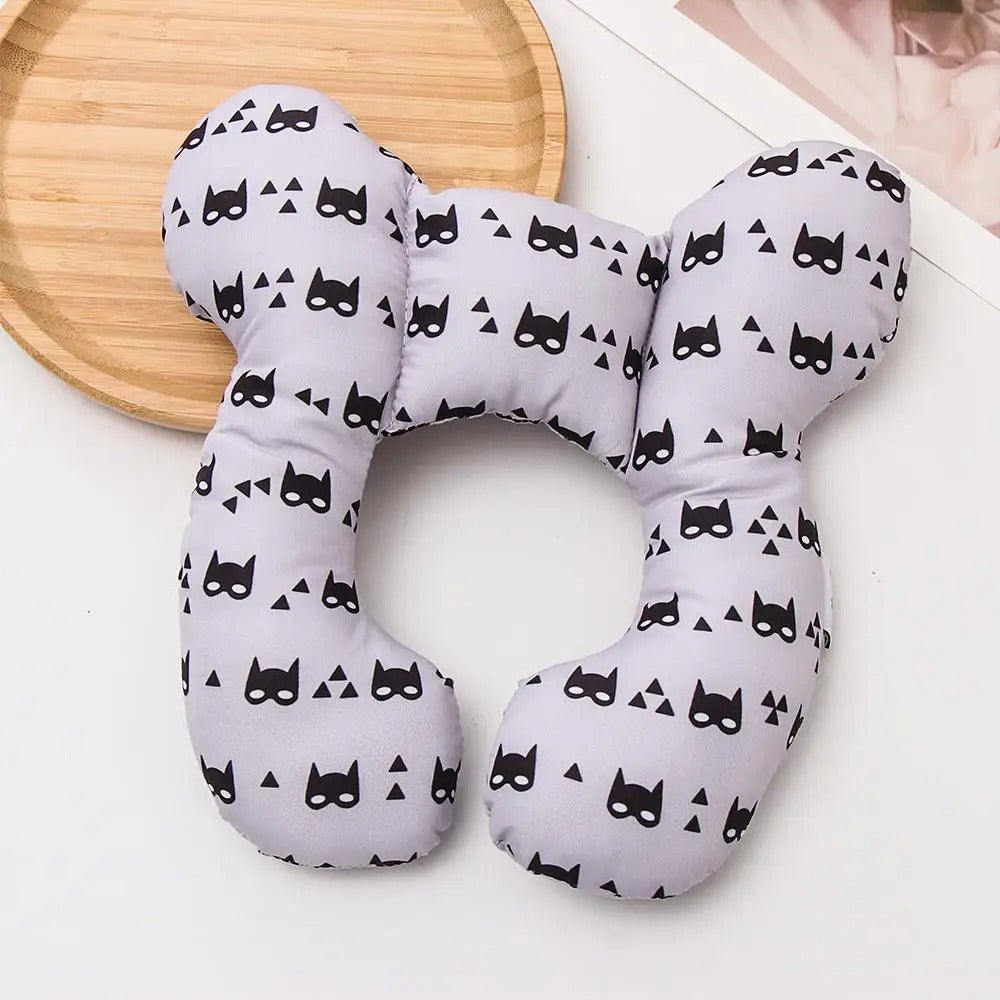 Coussin bebe ergonomique motif chat