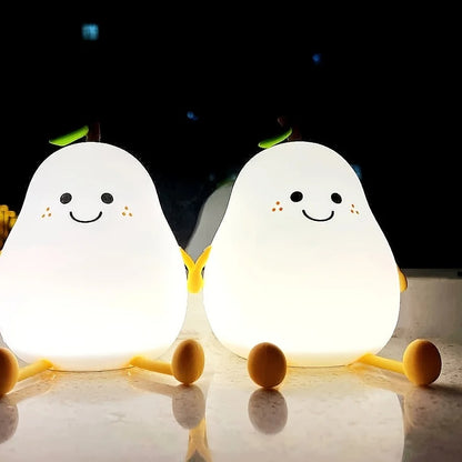 Duo veilleuse bébé poire