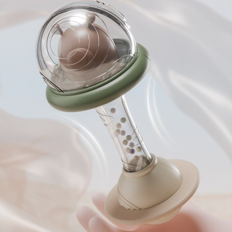 Hochet de dentition pour bébé avec petites billes.