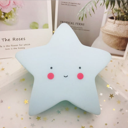 Mignonne veilleuse bébé étoile bleue