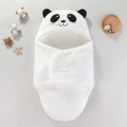 Nid d'ange panda blanc et noir