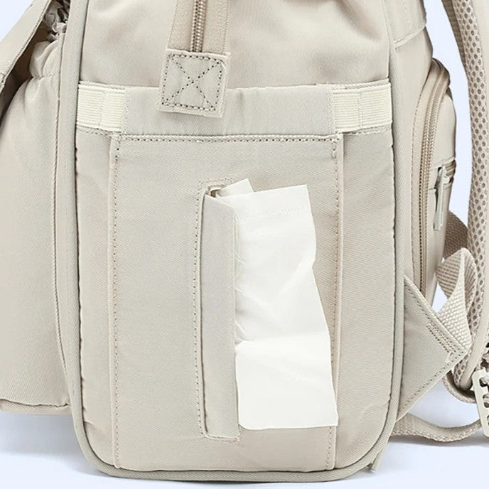 Pochette lingettes pratique sac à dos à langer