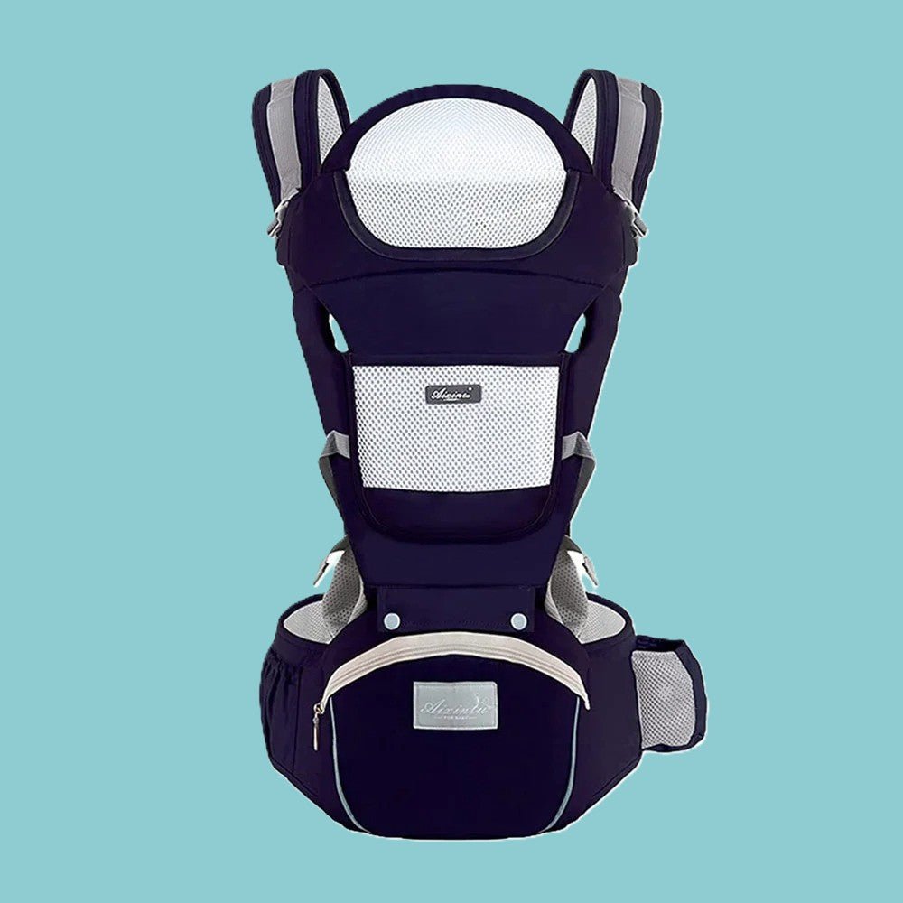 Porte bebe évolutif bleu nuit