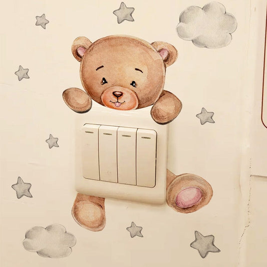 Stickybear™ - Sticker ourson décoratif | Chambre d'enfants - Mon petit précieux