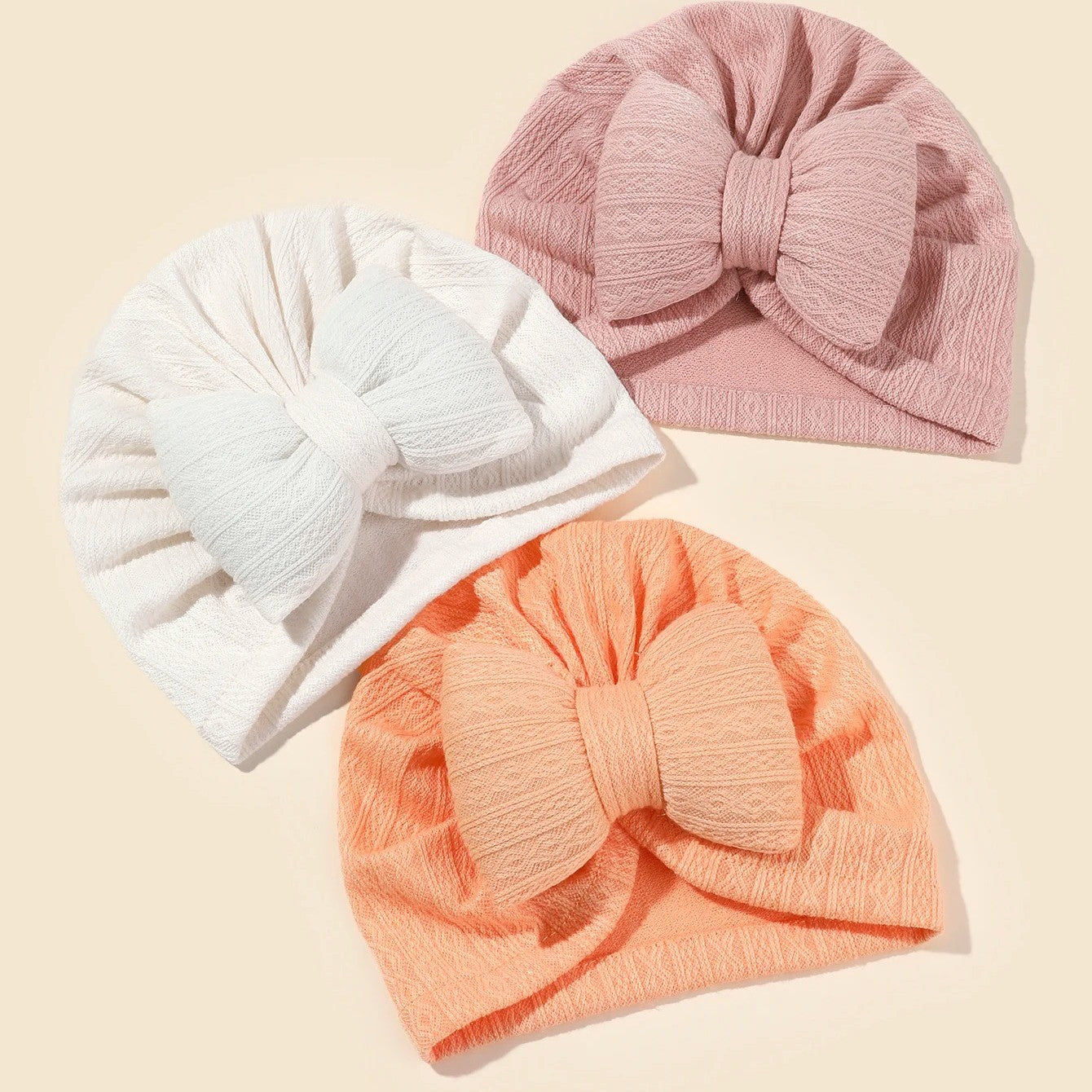 Turban bebe fille doux et souple.