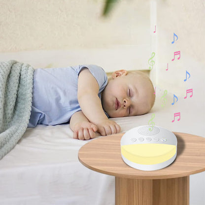 Veilleuse bruit blanc et bébé qui dort